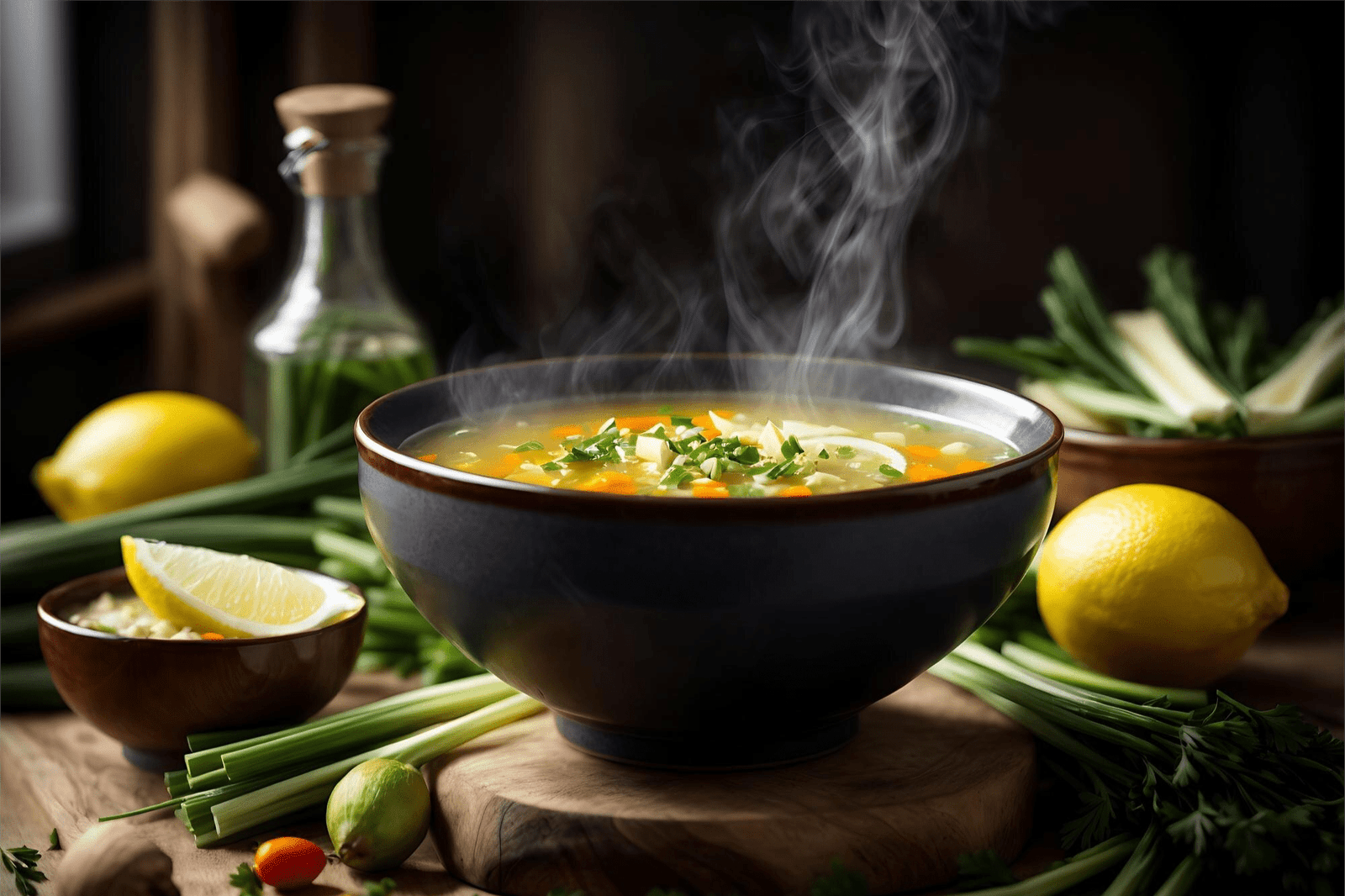 Lemon Coriander Soup